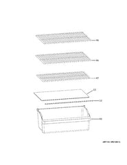 GENERAL ELECTRIC WR71X39863 EQUIPMENT SHELVES AND RACKS