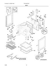 ELECTROLUX 316206300 AIR CLEANER REPLACEMENT PARTS