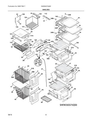 ELECTROLUX 241855801 AIR CLEANER REPLACEMENT PARTS