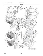 ELECTROLUX 241855801 AIR CLEANER REPLACEMENT PARTS