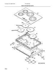 ELECTROLUX 5304535434 WALL BRACKETS & PARTS