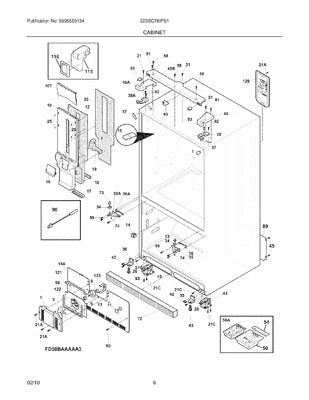 ELECTROLUX 241778701 DUCT BRACKETS
