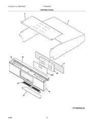 ELECTROLUX 316419382 CONTROL & CIRCUIT BOARDS
