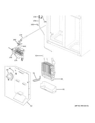 GENERAL ELECTRIC WR29X44279 ICEMAKING EQUIPMENT