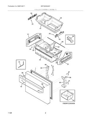 ELECTROLUX 5304532800 BLOWER HOUSING & ASSEMBLIES