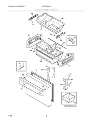 ELECTROLUX 5304532800 BLOWER HOUSING & ASSEMBLIES