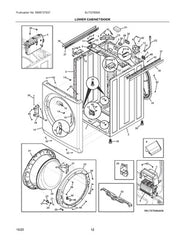 ELECTROLUX 5304535982 DUCT BRACKETS