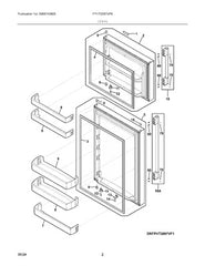 ELECTROLUX 5304529101 WALL BRACKETS & PARTS