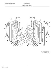 ELECTROLUX 242185671 WALL BRACKETS & PARTS