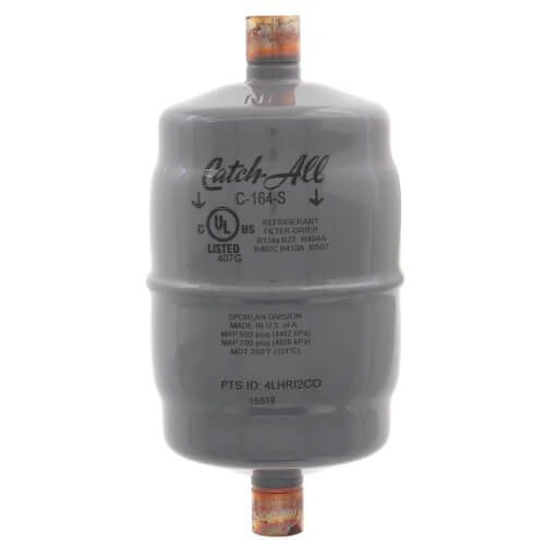 SPORLAN Sporlan 401023 Catch-All Filter-Drier, 1/2 Inch Sweat Connection, 16 cu in