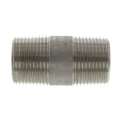 Merit Brass 4012-200 Pipe Nipple 3/4 in x 2 in L MNPT 304L Stainless Steel SCH 40/STD