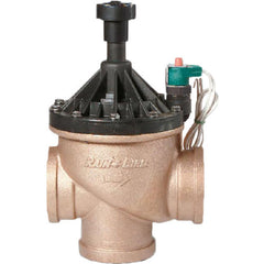 RAIN BIRD Rain Bird b38013 3 in. brass irrigation valve 24 vac globe and angle