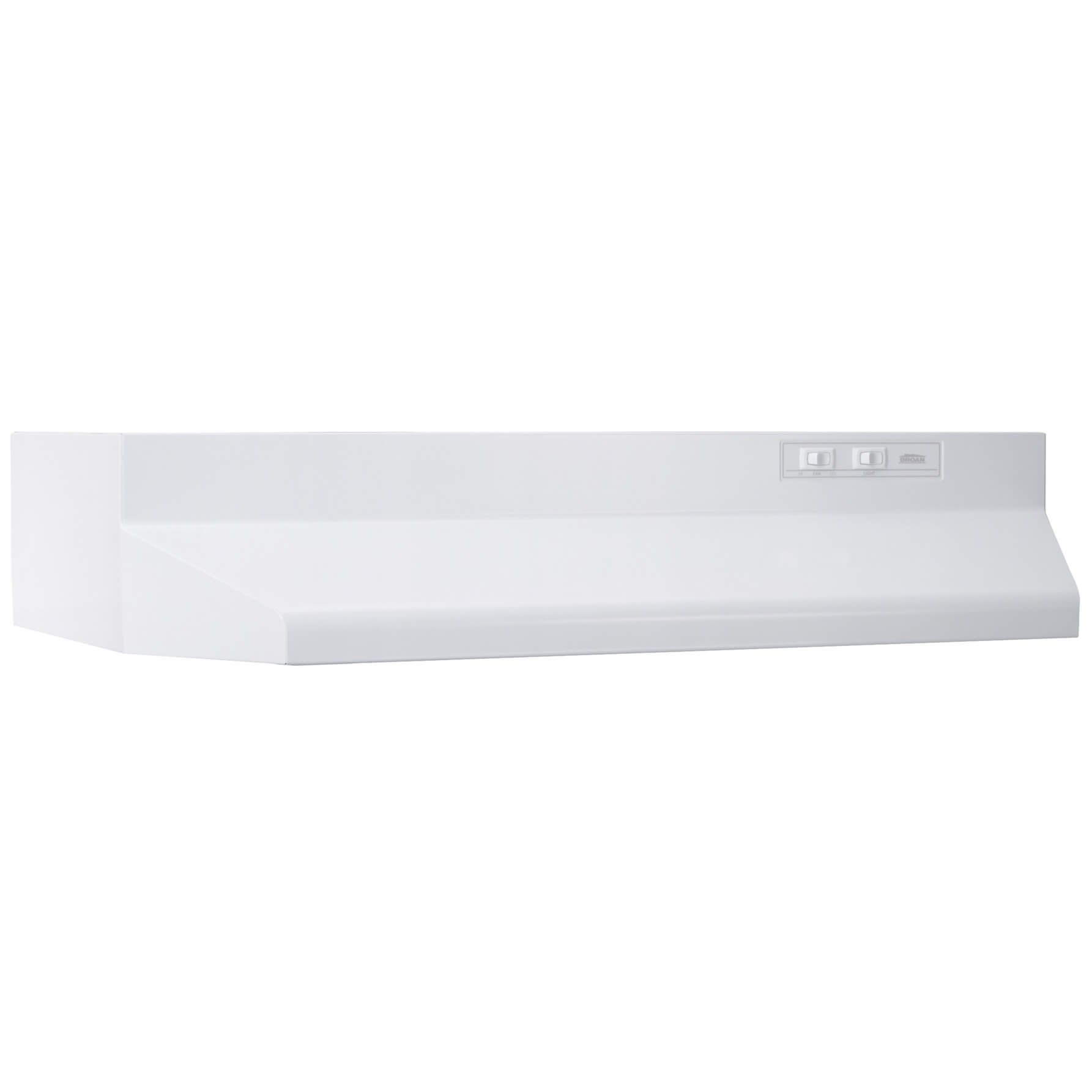 BROAN-NUTONE Broan 403001 2 Amp 120 Volt 30 x 17-1/2 x 6 Inch White Monochromatic Ducted Range Hood