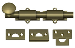 DELTANA Deltana 6SB5 Surface Bolt 6 Inches Antique Brass