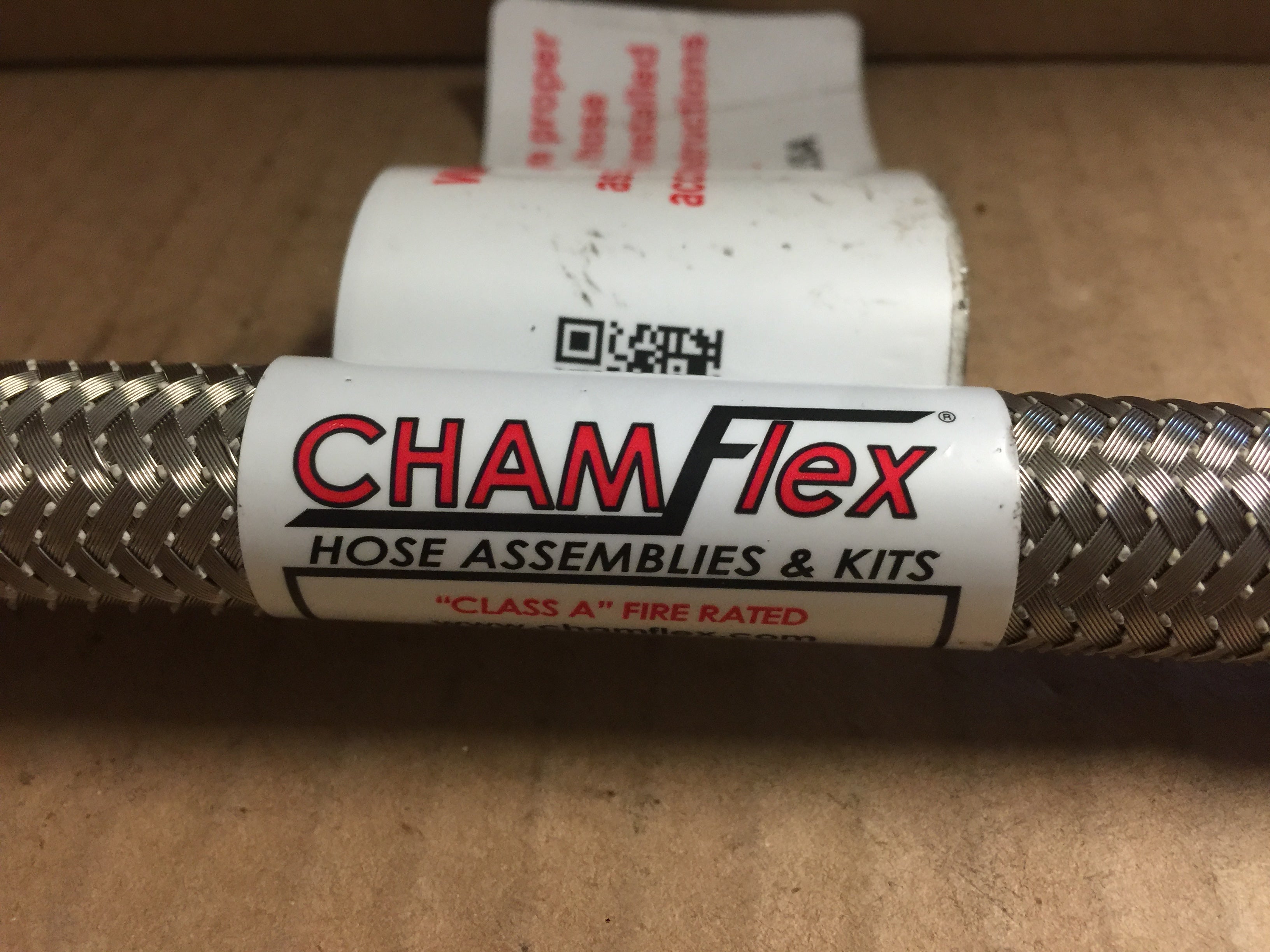 CHAMFLEX CHAMFLEX HSE01982 Hose Fixed End X Swivel End W/ JIC Adapter 12 FCV
