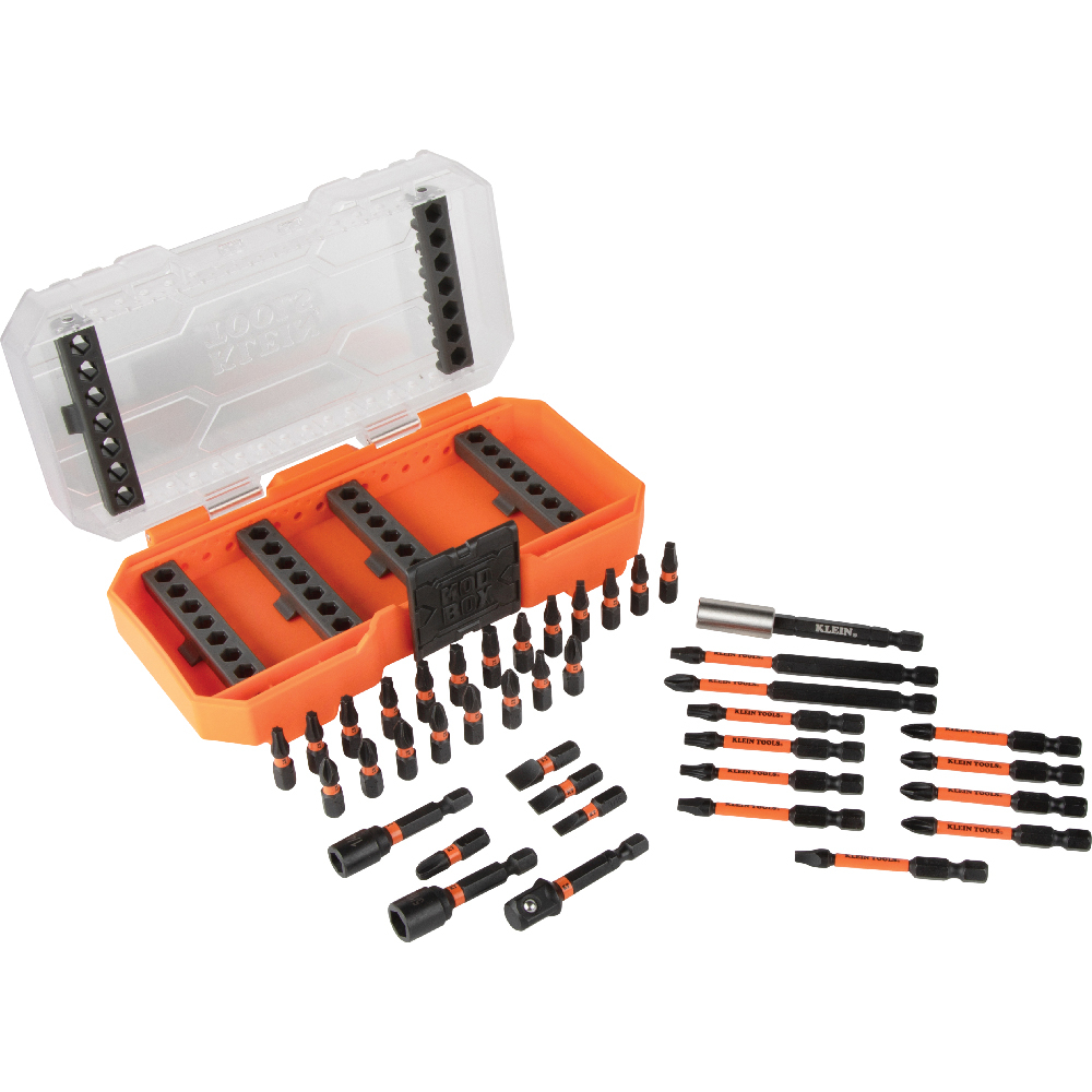 KLEIN TOOLS Klein Tools 33801 ProFlex Impact Driver Bit Set, 40-Piece