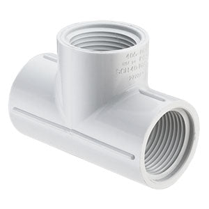 SPEARS Spears 405-015 Sch. 40 PVC Tee 1-1/2 in. FPT