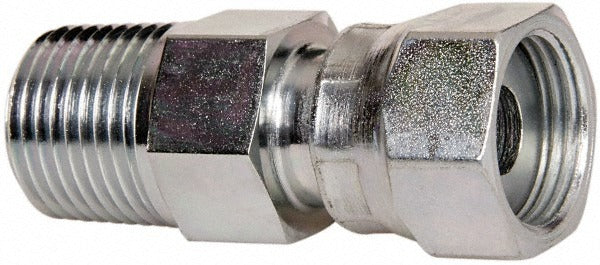 PARKER Parker 8-8 F6L-S Swivel Connector 1/2-14 Nptf Orfs Steel