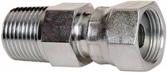 PARKER Parker 8-8 F6L-S Swivel Connector 1/2-14 Nptf Orfs Steel