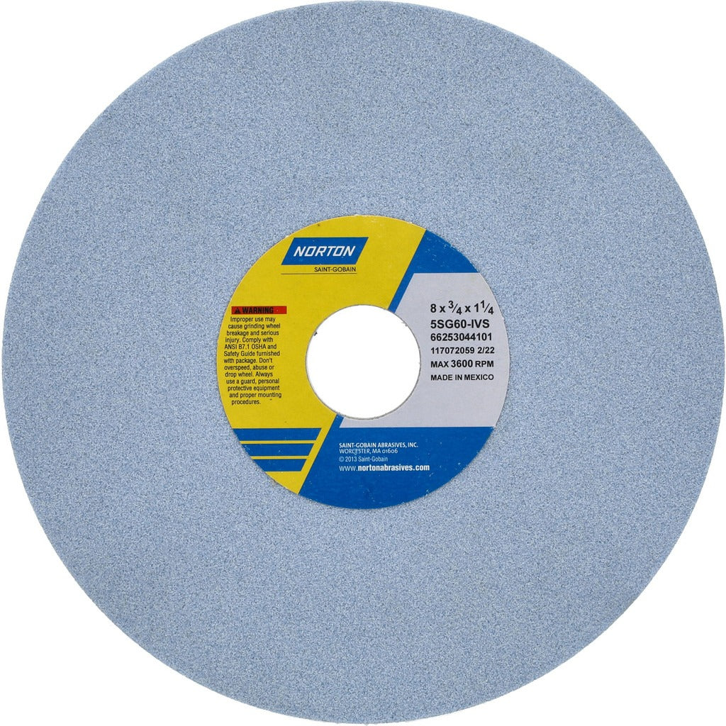 NORTON Norton 66253044101 Surface Grinding Wheel 8 in 60 Grit