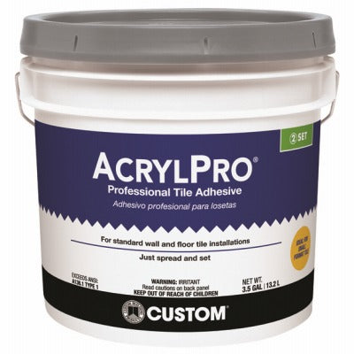 CUSTOM BUILDING PRODUCTS Custom Bldg Products ARL40003 Ceramic Tile Adhesive 3.5 Gal