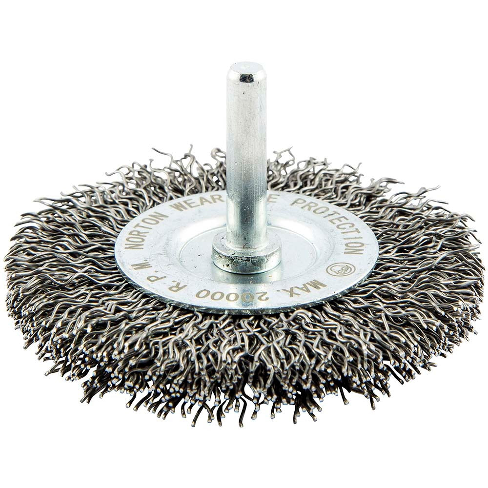 NORTON Norton 66252839096 Wheel Brush 3 in Carbon Steel
