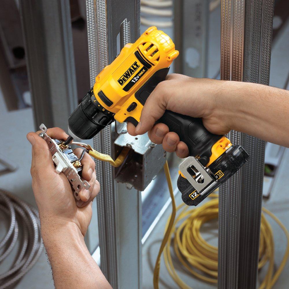 DEWALT DeWalt DCD710S2 12V Drill Driver Kit with Lithium-Ion Batteries