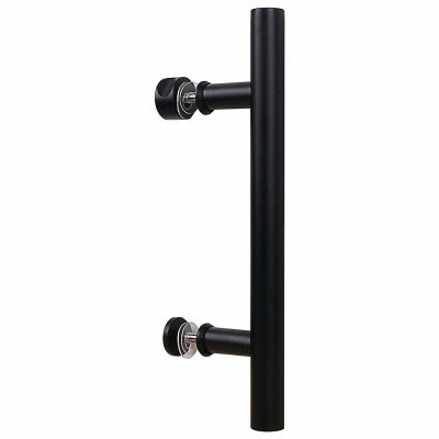 NATIONAL HARDWARE National Mfg N700-100 Madison Round Bar Pull 12 in Matte Black