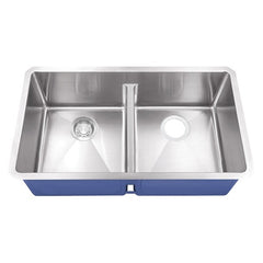 DAKOTA Dakota Plumbing Products DSM-5050LDGD Double Bowl Kitchen Sink