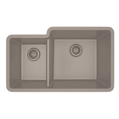 DAKOTA Dakota Plumbing Products GSE-QC4060LD-BK Undermount Kitchen Sink