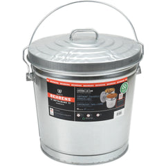 BEHRENS Behrens 6110K Galvanized Steel Trash Can 16.3 in