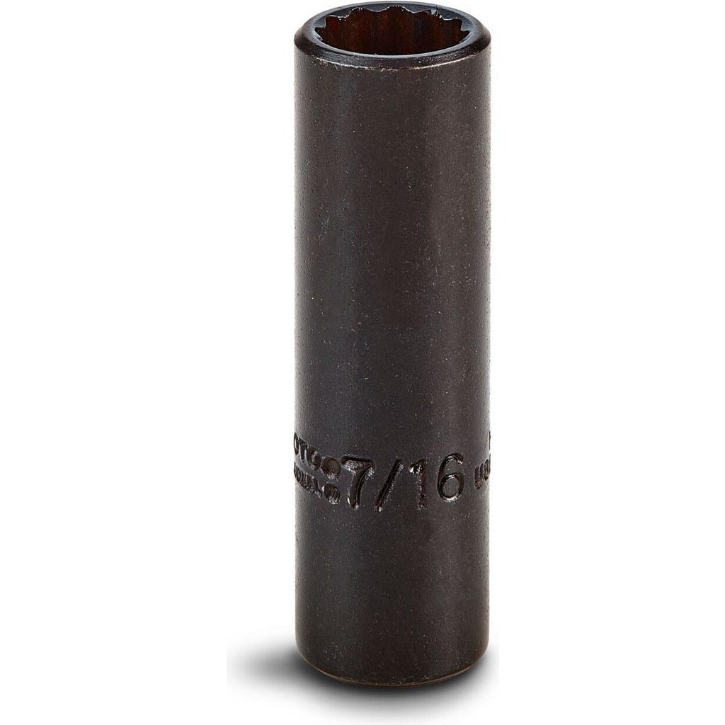 PROTO Proto J5014B 7/16 Inch 12-point Deep Hand Socket