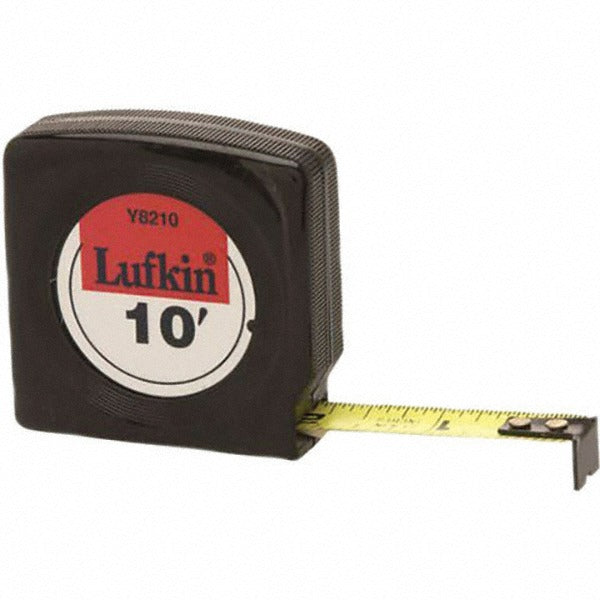 LUFKIN Lufkin Y8210 Tape Measure 10 Ft 1/2 in Steel Case Belt Clip