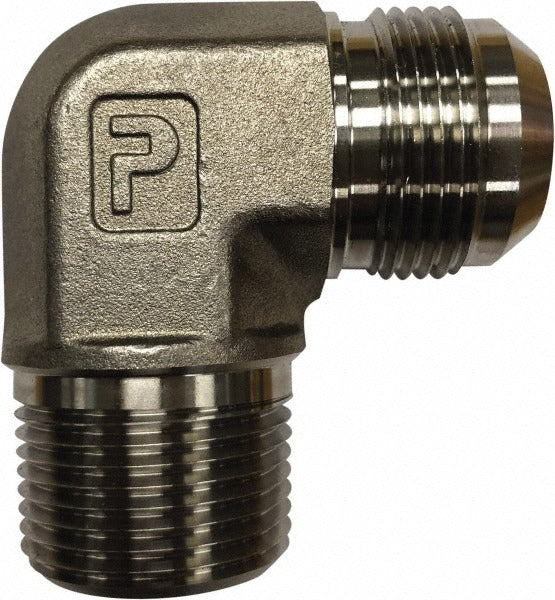 PARKER Parker 6-8 Ctx-ss Stainless Steel 90 Deg Flare Male Elbow