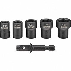 DEWALT Dewalt DWADND-5 Magnetic Nut Driver Bit Set 5 Piece