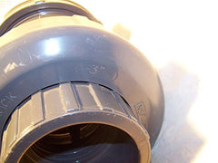 Spears 2222-030 PVC Schedule 80 True Union Ball Check Valve, Socket, EPDM, 3-Inch