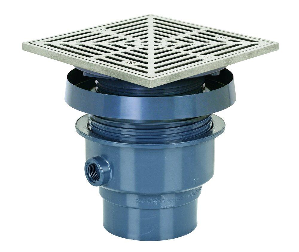 SIOUX CHIEF 832-36PSQ FLOOR DRAINS