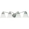 SATCO Satco 60-339 4-light Vanity Wall Fixture Polished Chrome