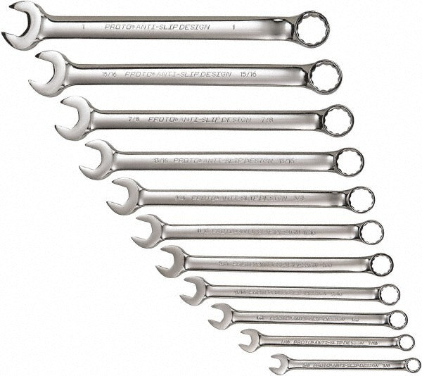 PROTO Proto J1200H11T5 Combination Wrench Set 11 Pc Inch