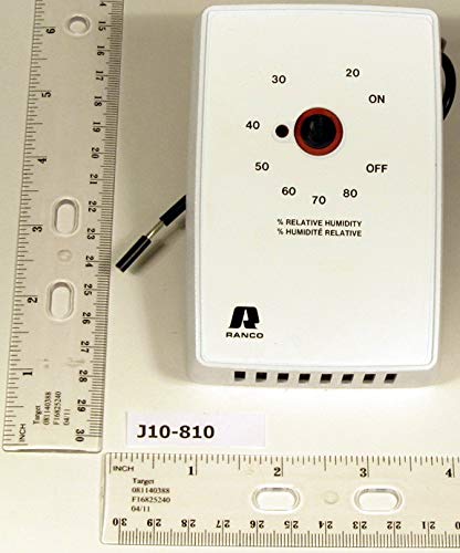 ROBERTSHAW Robertshaw J10-810 Dehumidistat 120V Vertical Wall Mount 20-80% RH