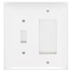 MULBERRY METAL PRODUCTS Mulberry Metal Products 76432 2-Gang Princess Size Combination Wall Plate (5 in x 4.562 in)