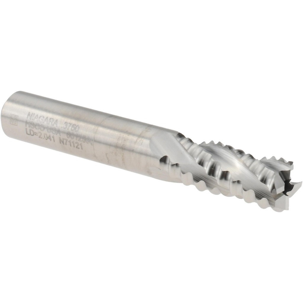 SECO TOOLS Seco 17014077 Roughing End Mill 3/8 in 4 Flute Cobalt