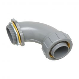 ARLINGTON Arlington NMLT90150 Liquid Tight Conduit Connector, 1-1/2 in Trade, 90 deg