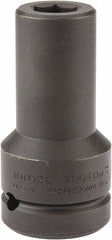 PROTO Proto J10012L Impact Socket 1 in Drive 3/4 in 6-point