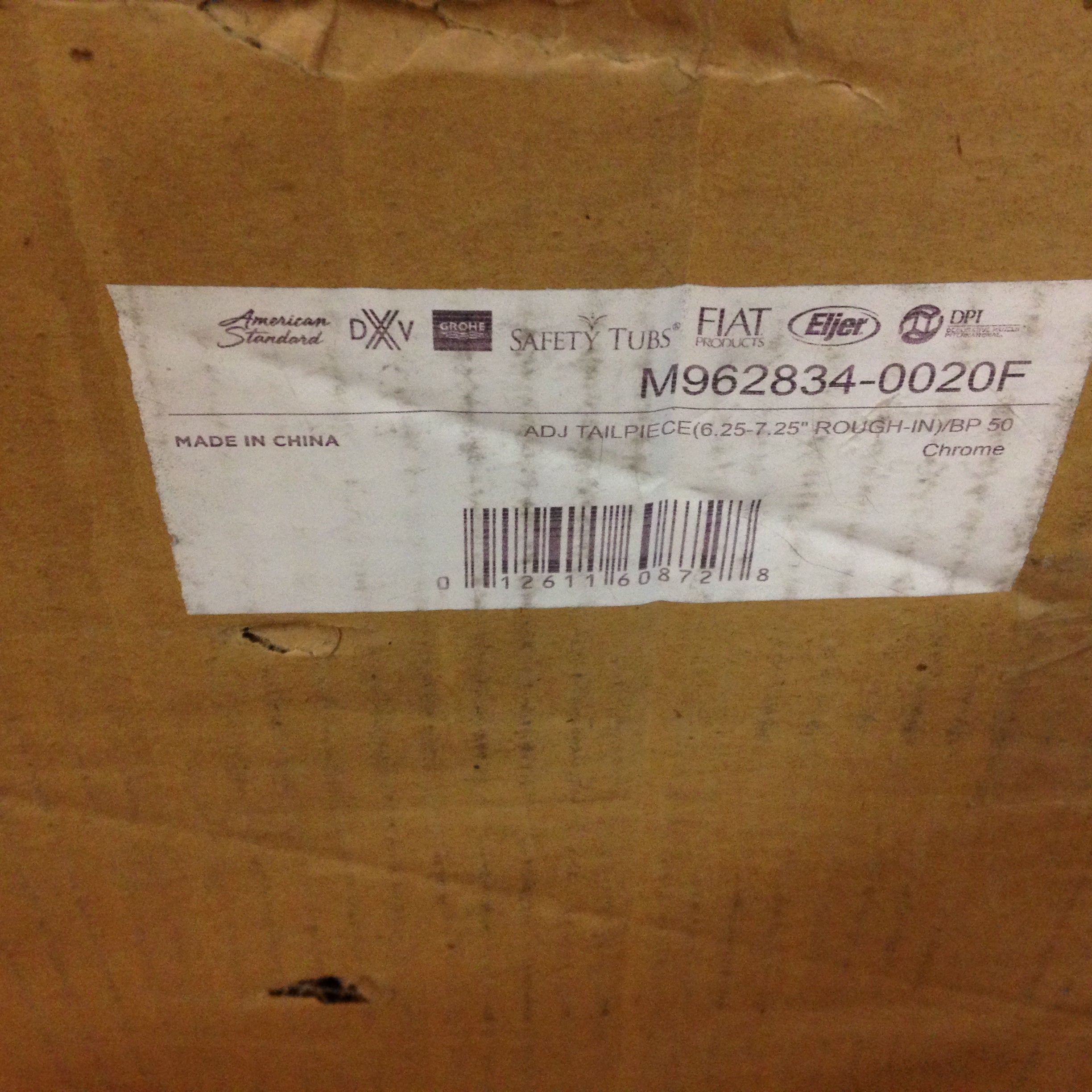 AMERICAN STANDARD American Standard M962834-0020F Adjustable Tail Piece