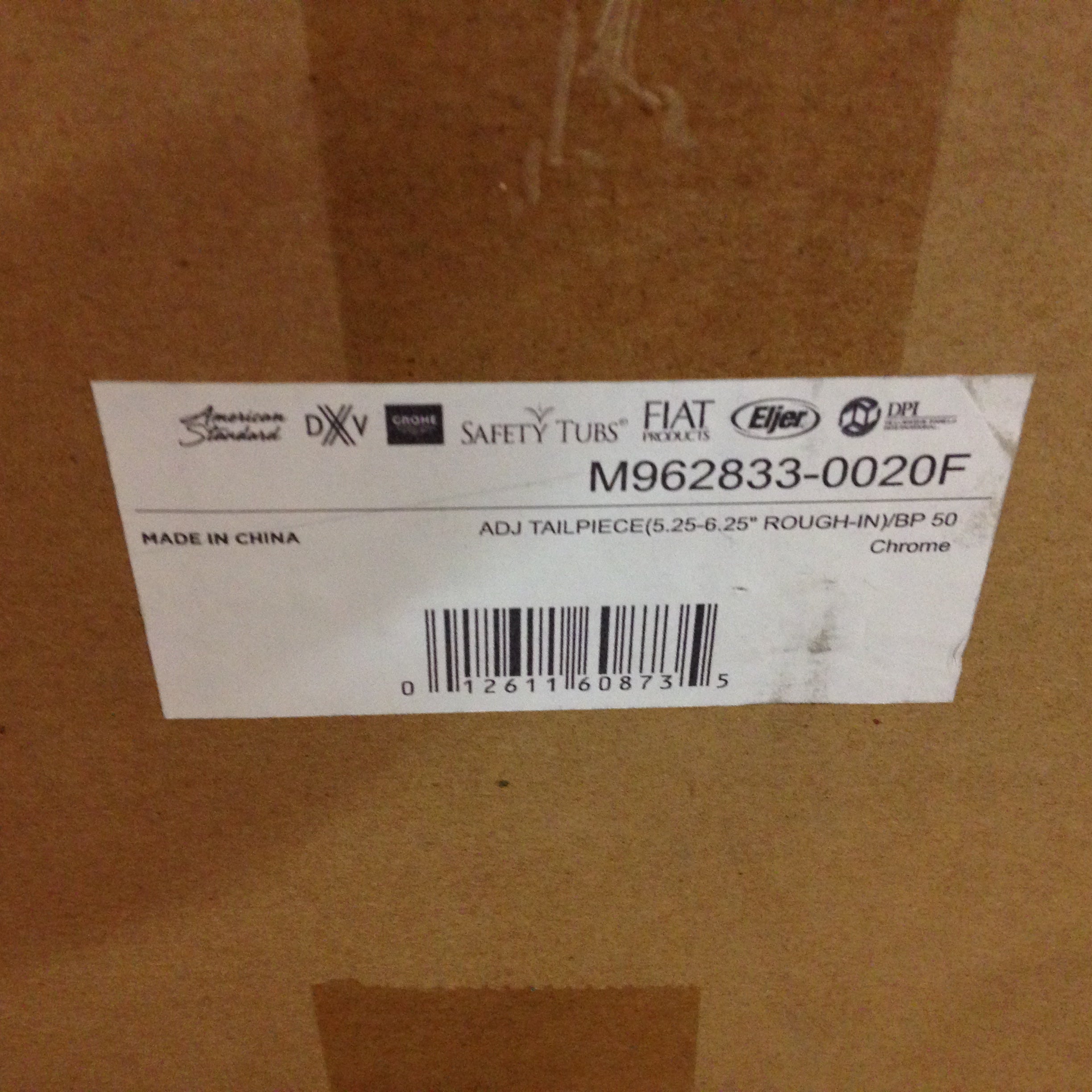 AMERICAN STANDARD M962833-0020F PIPE FITTINGS