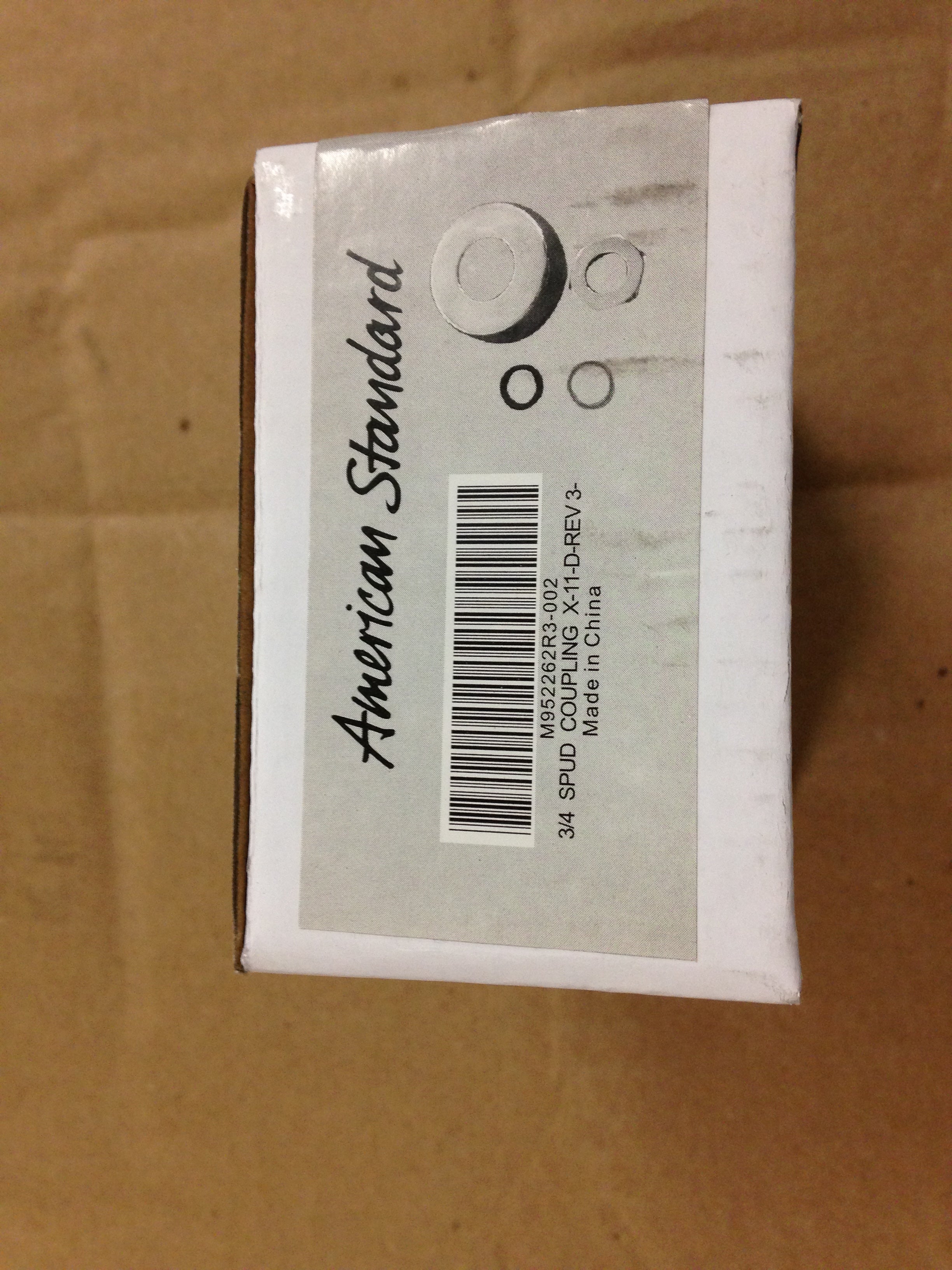 AMERICAN STANDARD American Standard M952262R3-002 3/4 Spud Coupling Kit