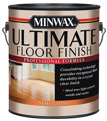 MINWAX Minwax 131020000 Water Based Semi-gloss Floor Finish Gallon