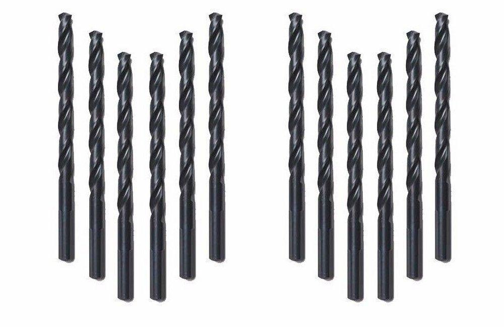 MILWAUKEE Milwaukee 48-89-2827 11/64 in. Thunderbolt Black Oxide Drill Bit (12-Pack)