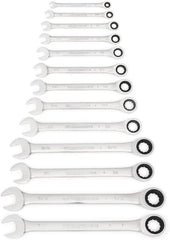 Gearwrench 9312 13 Pc. 12 Pt. Ratcheting Combination Wrench Set, SAE